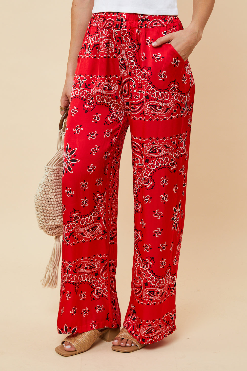 Pantalones - Rojo