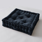 César - Coussin De Sol - Velours De Coton - Minuit