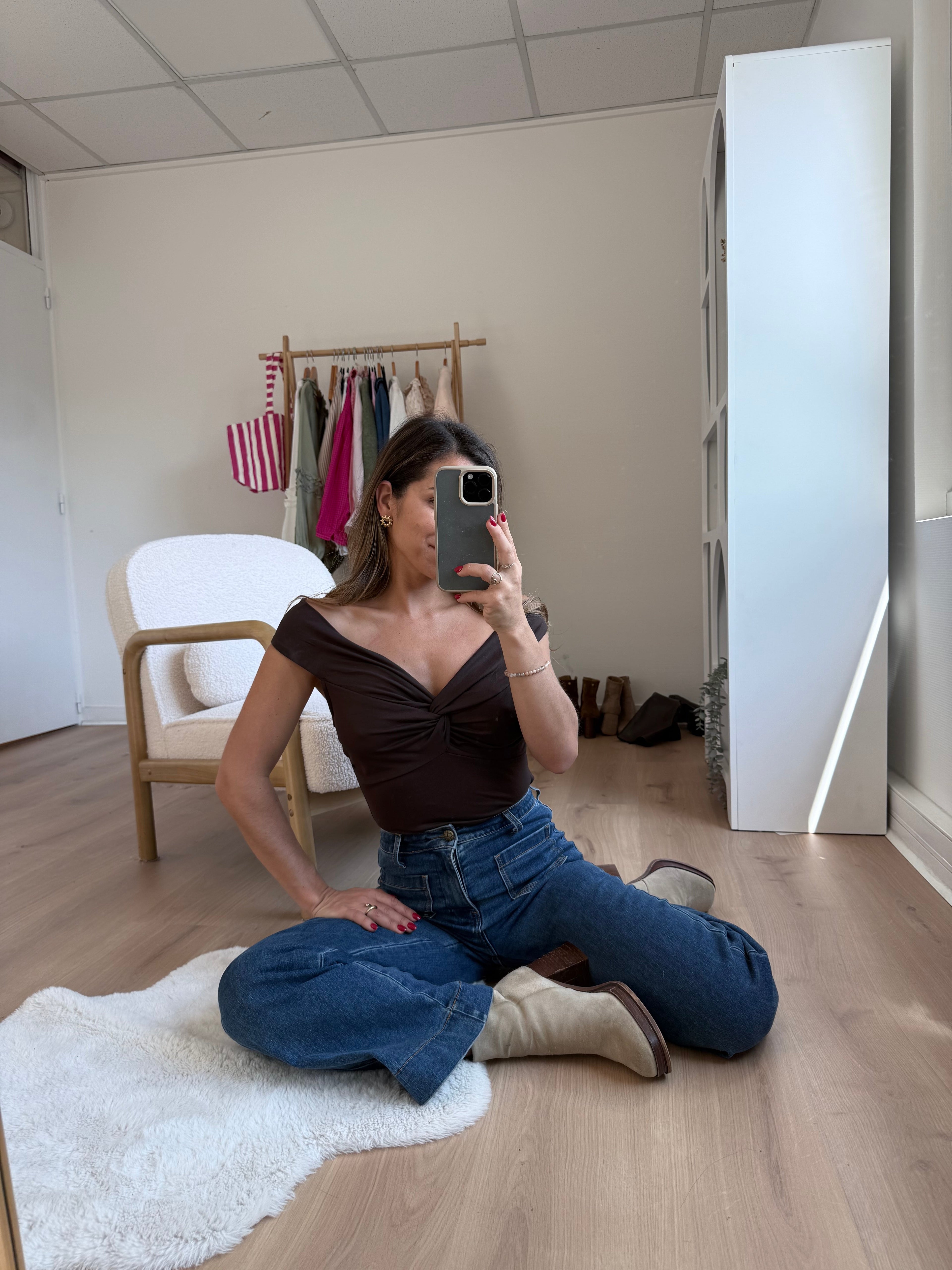 Top Carla Chocolat