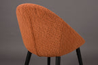 Fenna - Chaise - Polyester - Rouge Terracotta