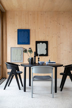 Ndsm - Fauteuil De Salle À Manger - Frêne massif - Gris
