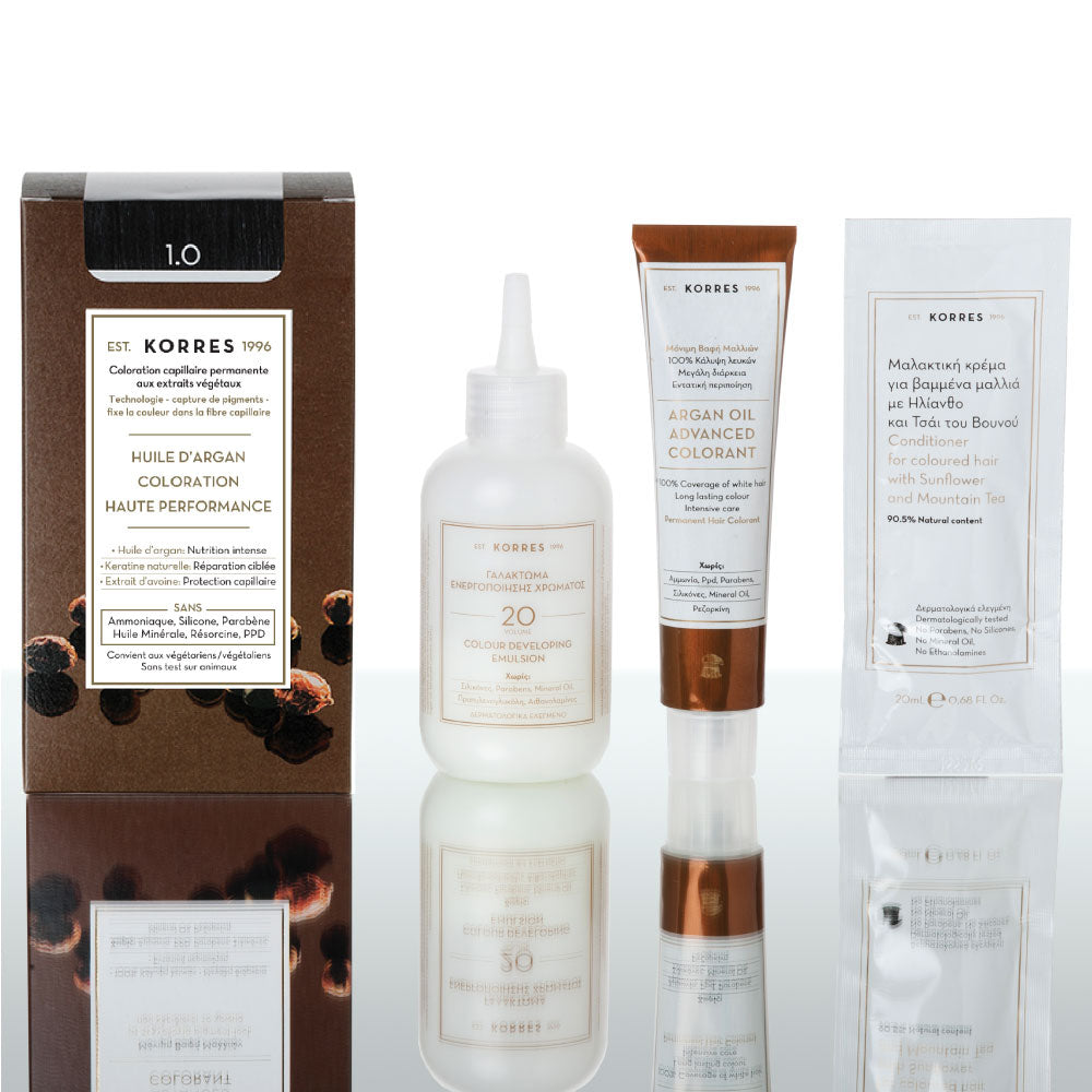 1.0 Svart Hårfärg - Argan