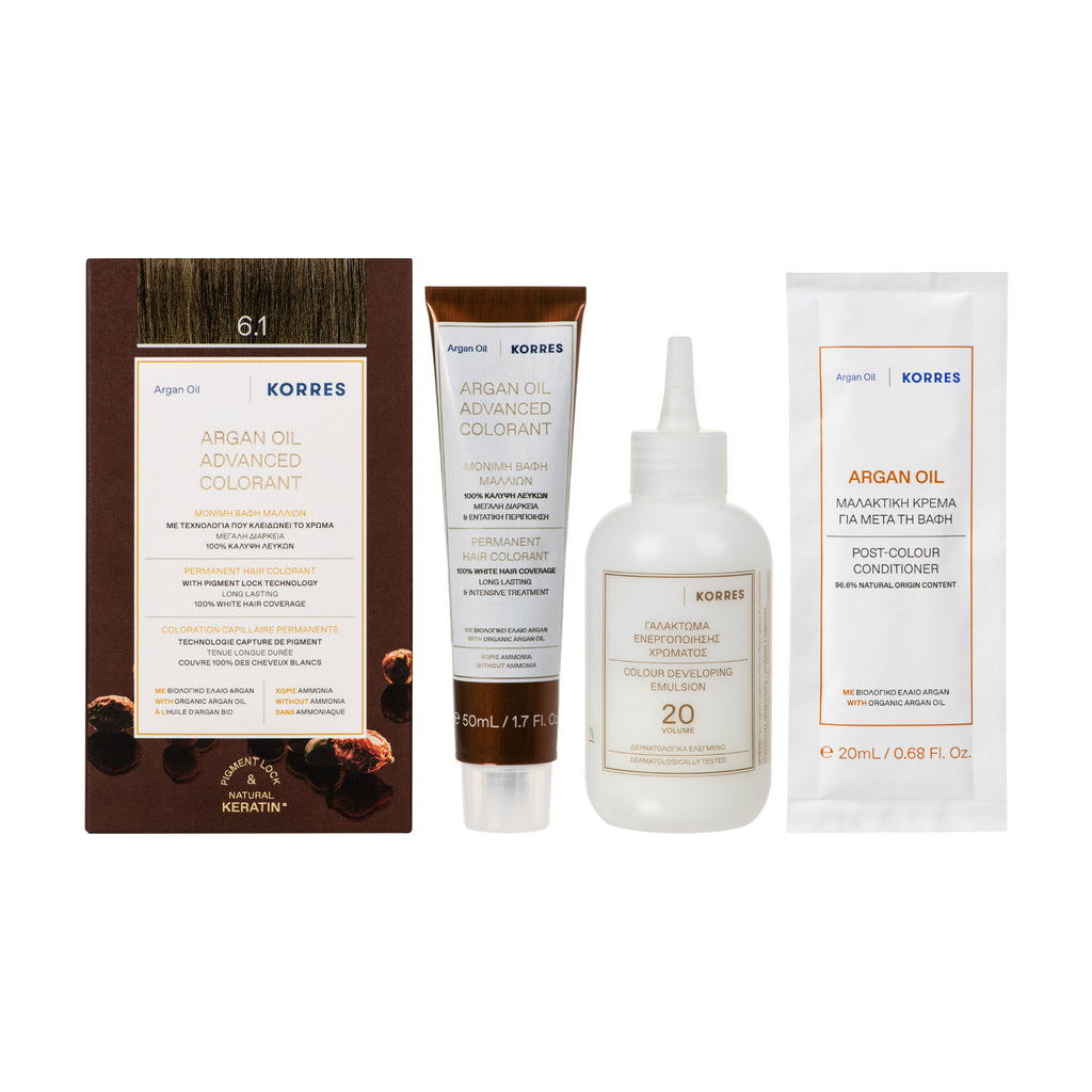 6.1 Ash Dark Blonde Hair Colour - Argan