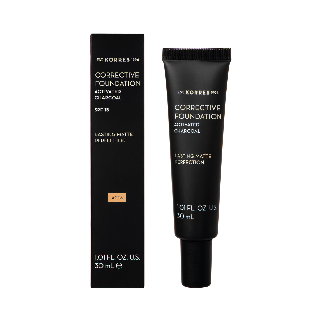 Charcoal Korrigerende Foundation Spf15 Nuance 3 - 30 ml