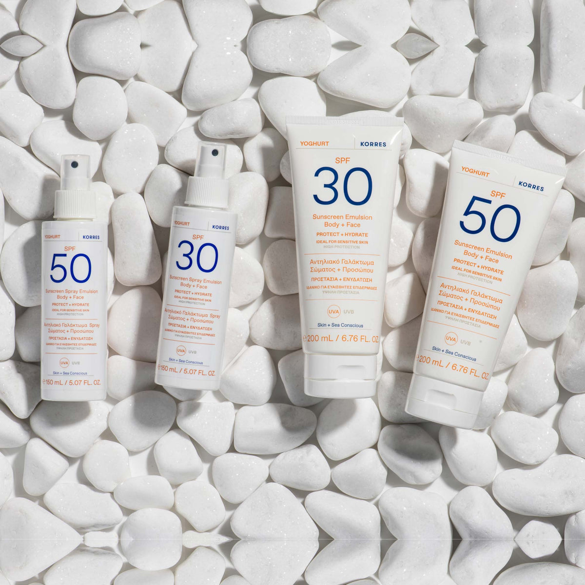 Solaires Yoghurt Zonnecrème Gezicht & Lichaam SPF30 - 200 ml