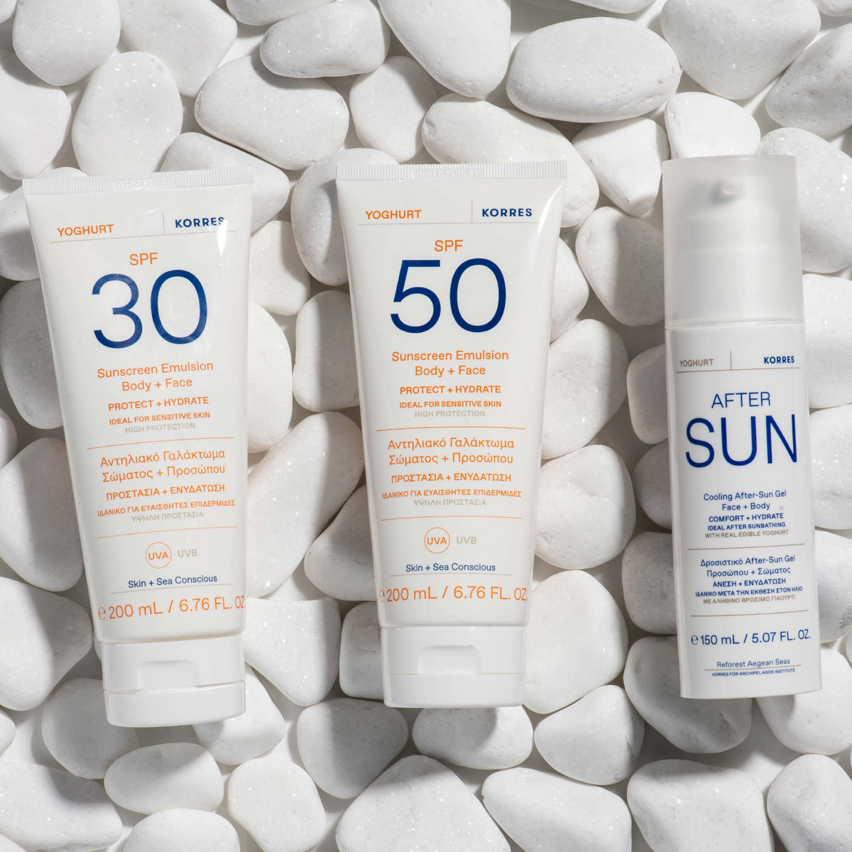 Solaires Yoghurt Zonnecrème Gezicht & Lichaam SPF30 - 200 ml