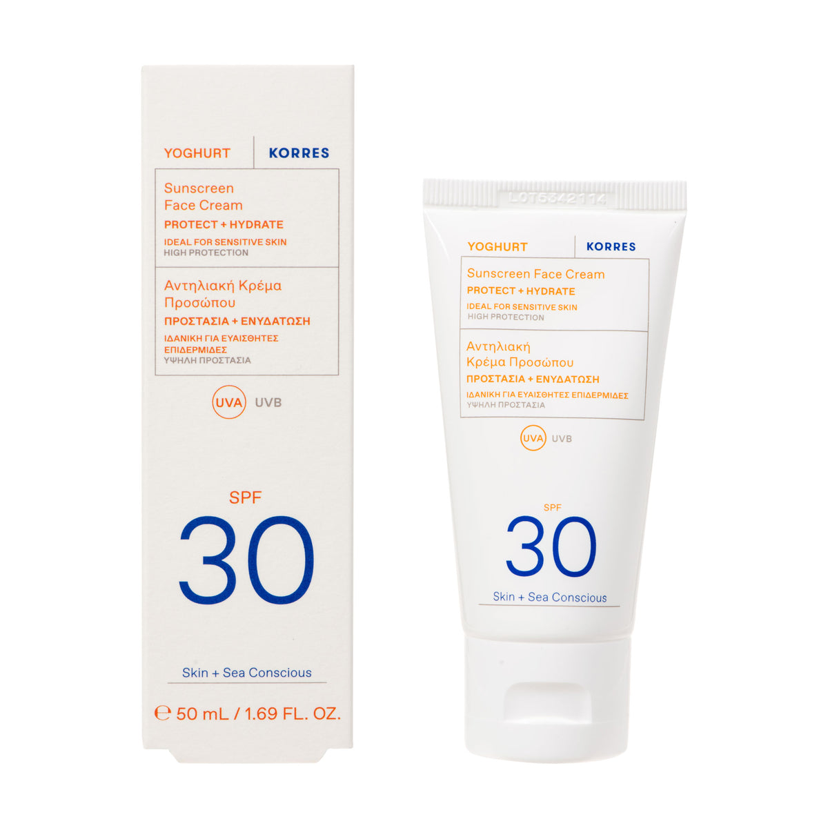 Solaires Yaourt Visage Spf30 - 50Ml