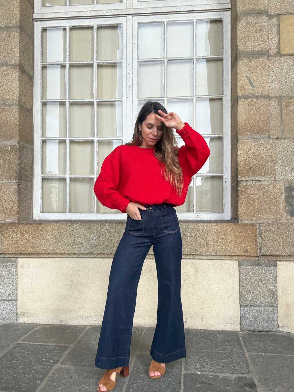 Pull Louise rouge