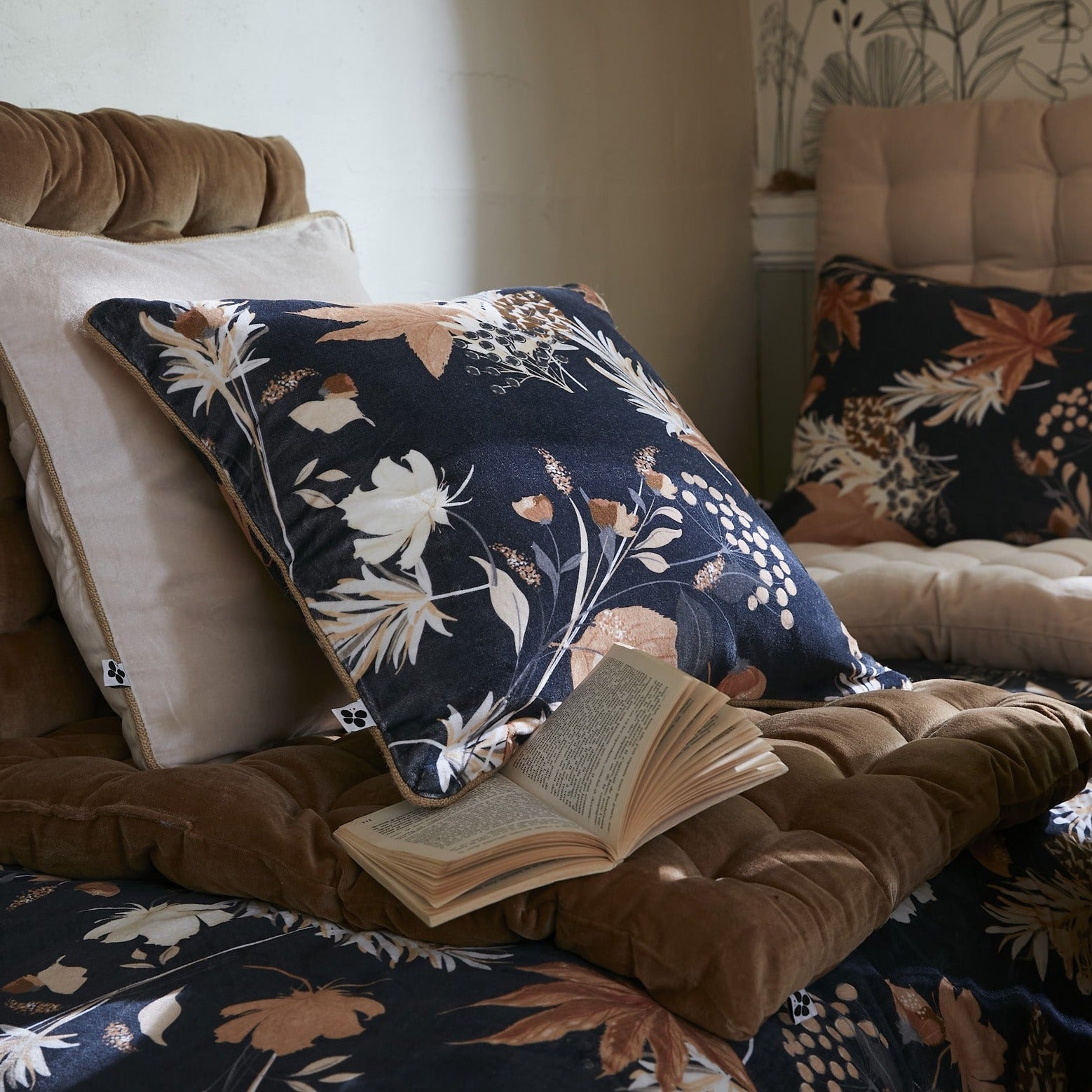 Hazel - Coussin Déhoussable - Velours De Coton