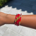 Pulseras Mini Léo - Mix Red