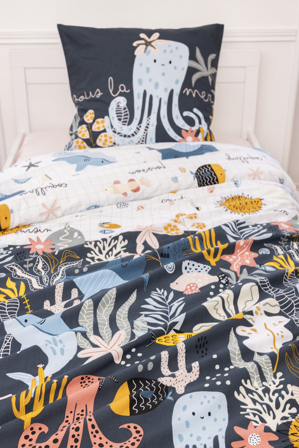 Printed Duvet Cover - Printed Cotton - Octopia