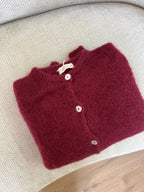 Bianca burgundy wool knit