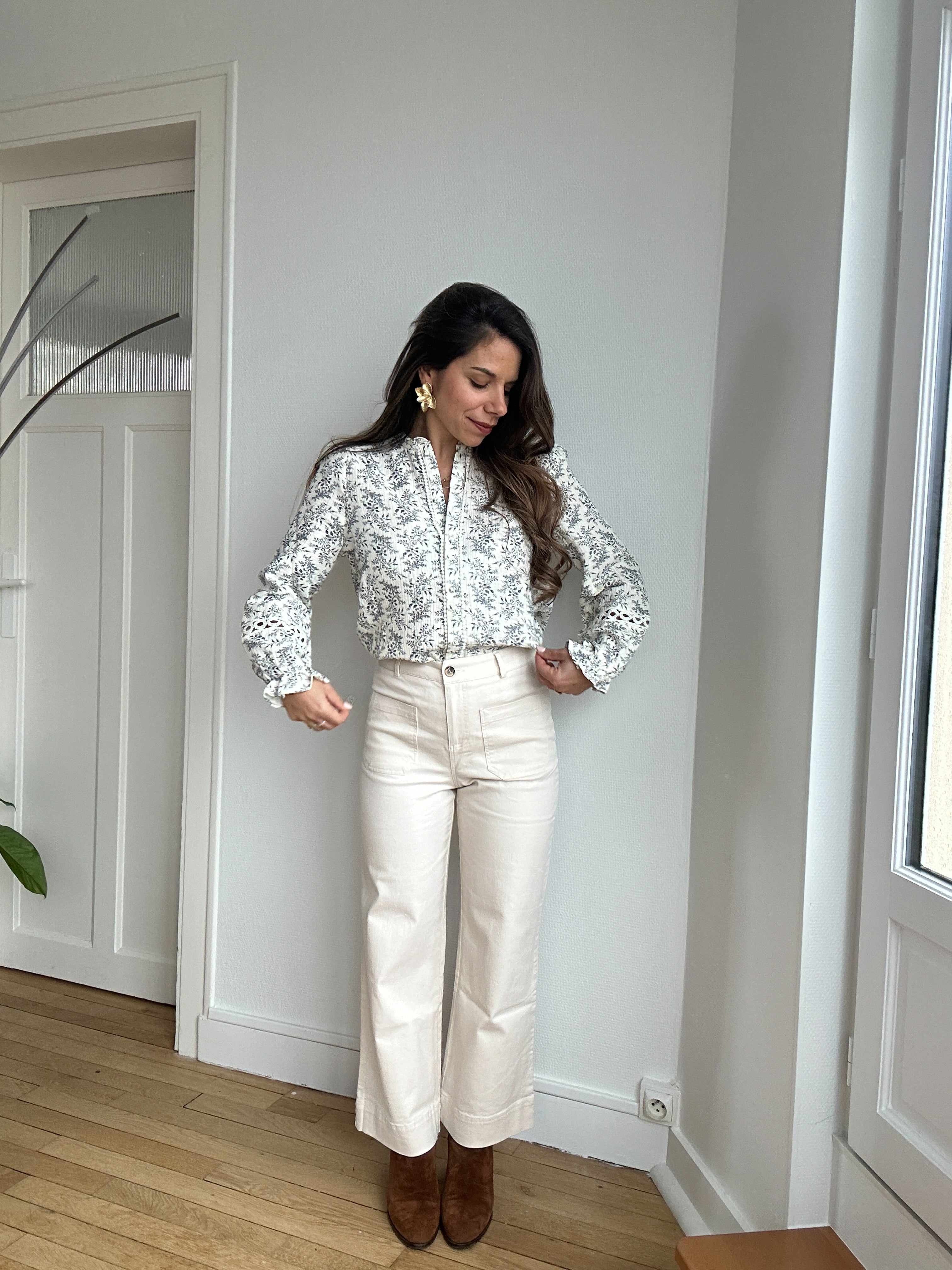 Blusa Emma de flores