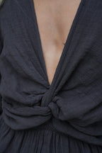 Robe Courte Enola - Chocolat