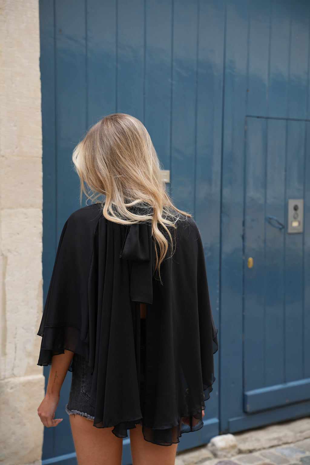 Blusa Lucía Fluida - Negro