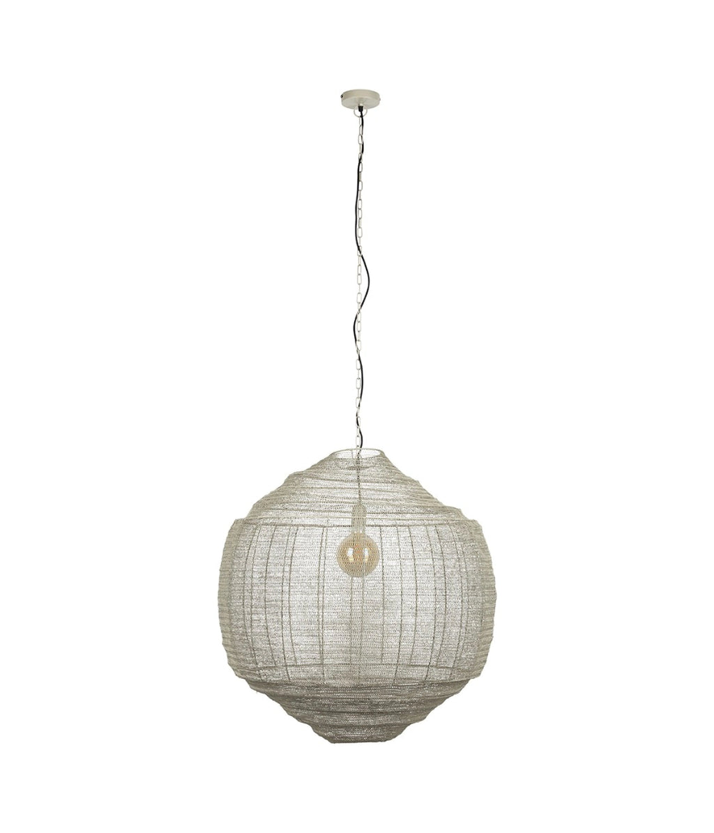 Meezan Xl - Pendant Lamp - Iron - Grey/Gold