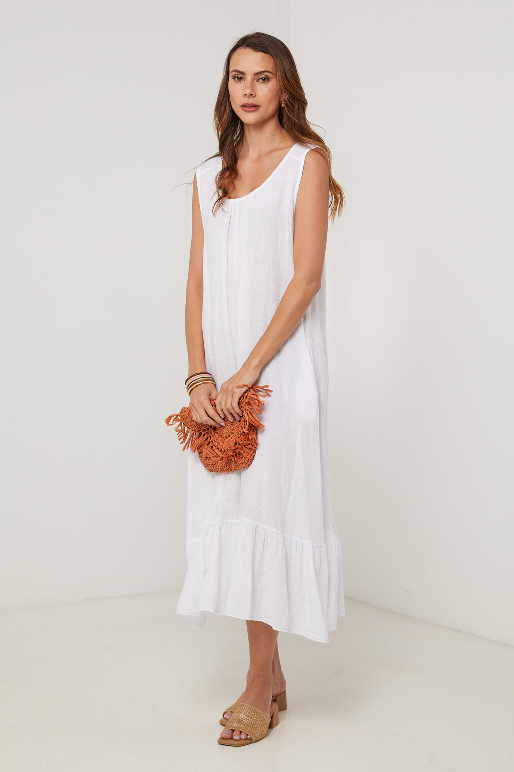 Vestido - Blanco - Mujer