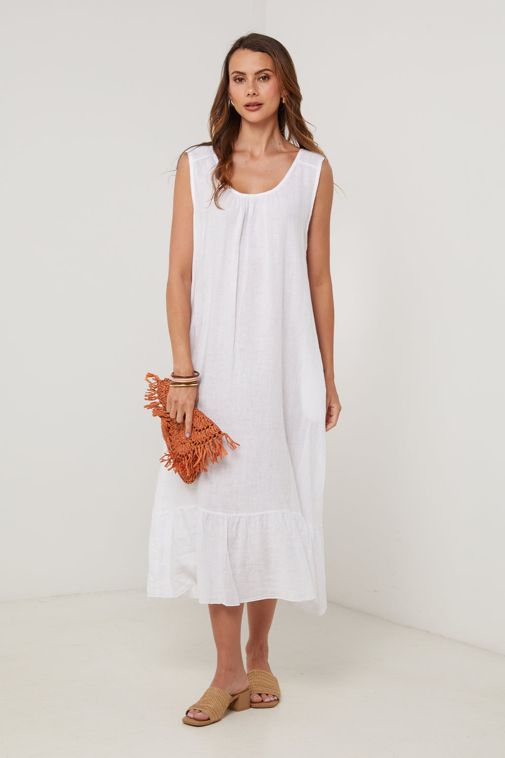 Vestido - Blanco - Mujer