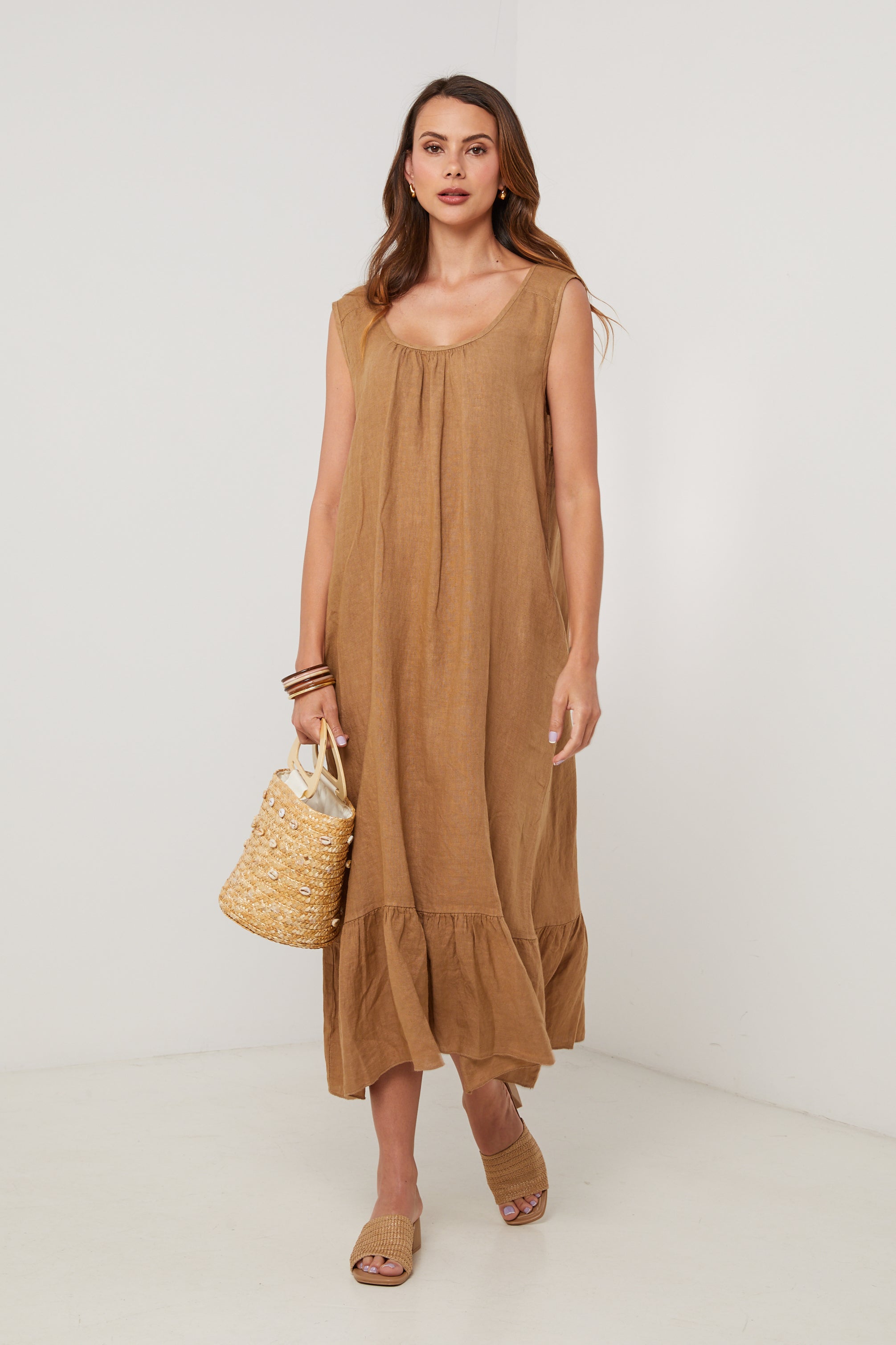 Vestido - Camel - Mujer