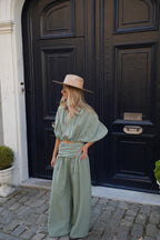 Ugo Short Blouse - Khaki