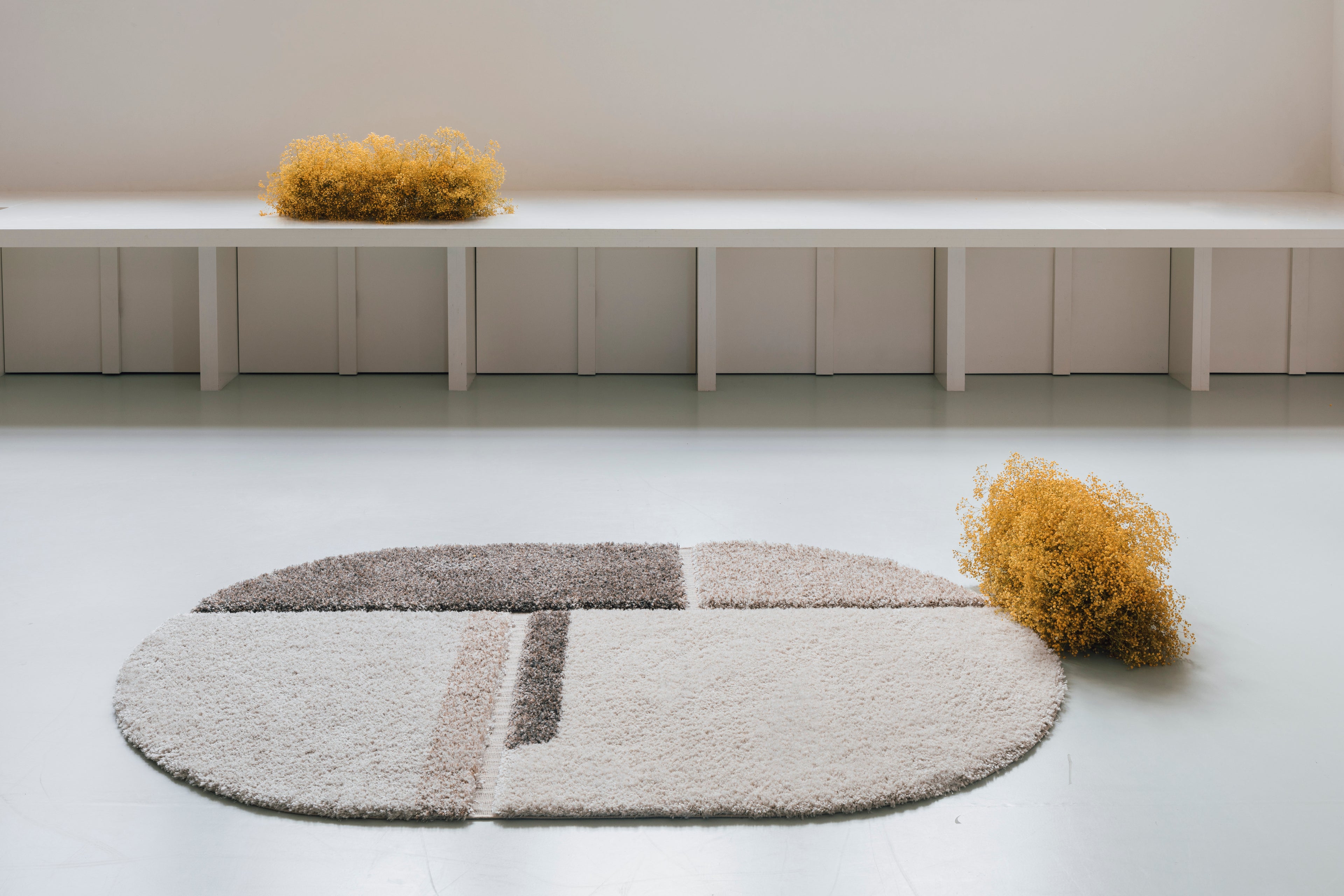 Zest - Tapis - Laine - Marron/Gris