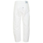 Blugi Relaxed Fit Cu Talie Inalta, Alb Murdar