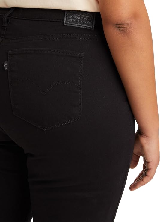 Levi'S 725 Flared Jeans Black Size W29L34 | Wide Pants Outlet | Women | Black