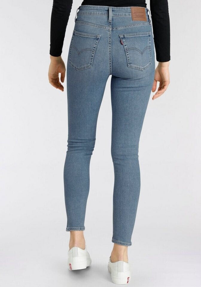 Levi'S 721 High Rise Skinny Jeans - Blue Wave Light