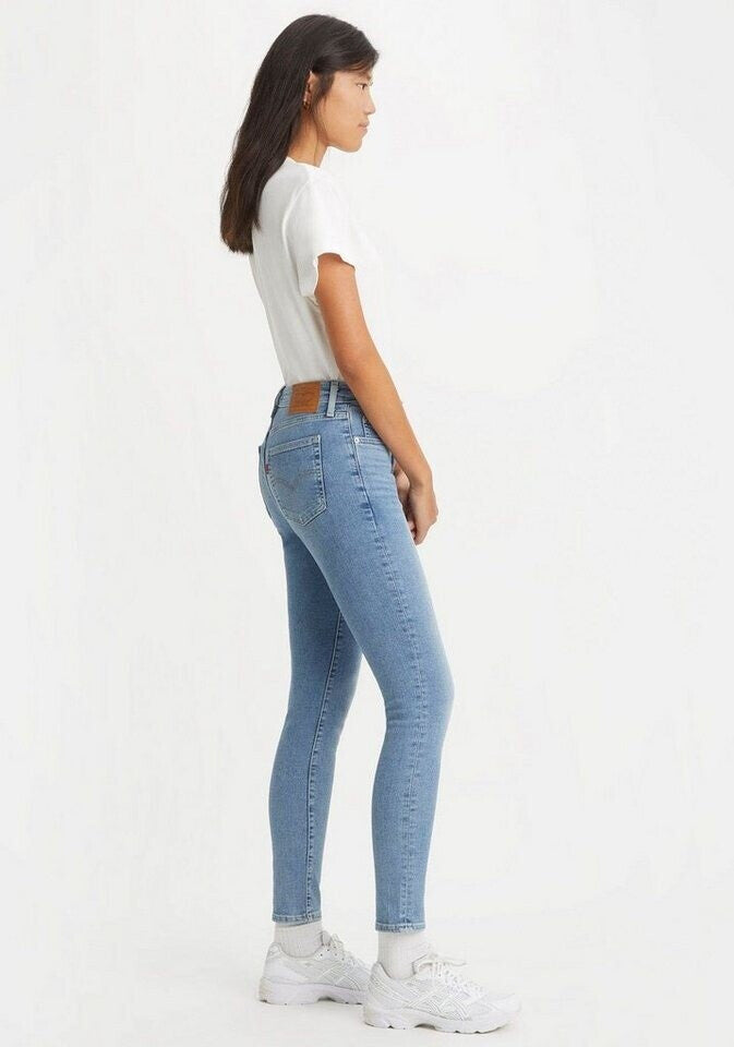 Levi'S 721 High Rise Skinny Jeans - Blue Wave Light