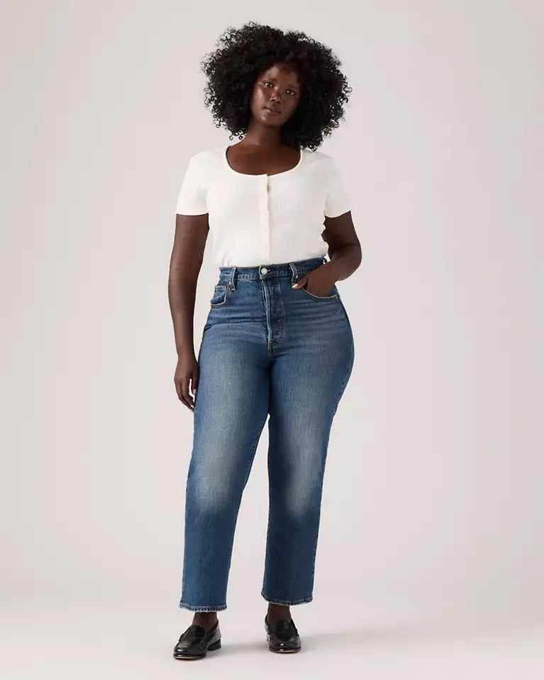 Levi'S Ribcage Straight Jeans Pant White Size W26L27 | Straight Jeans Outlet | Women | White