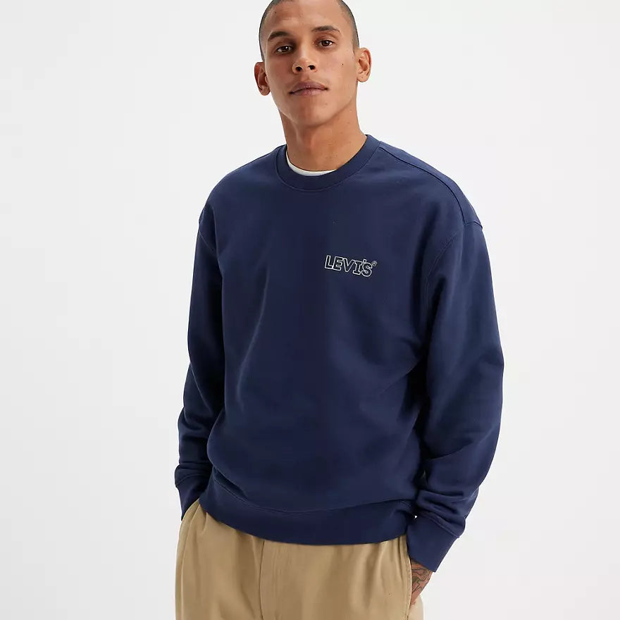 Levi'S® Felpa Graphic 38712-0242 Blu Scuro Relaxed Fit