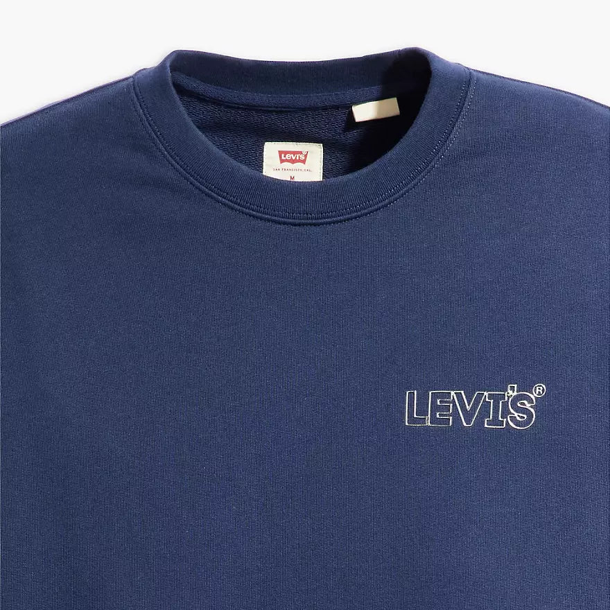 Levi'S® Felpa Graphic 38712-0242 Blu Scuro Relaxed Fit