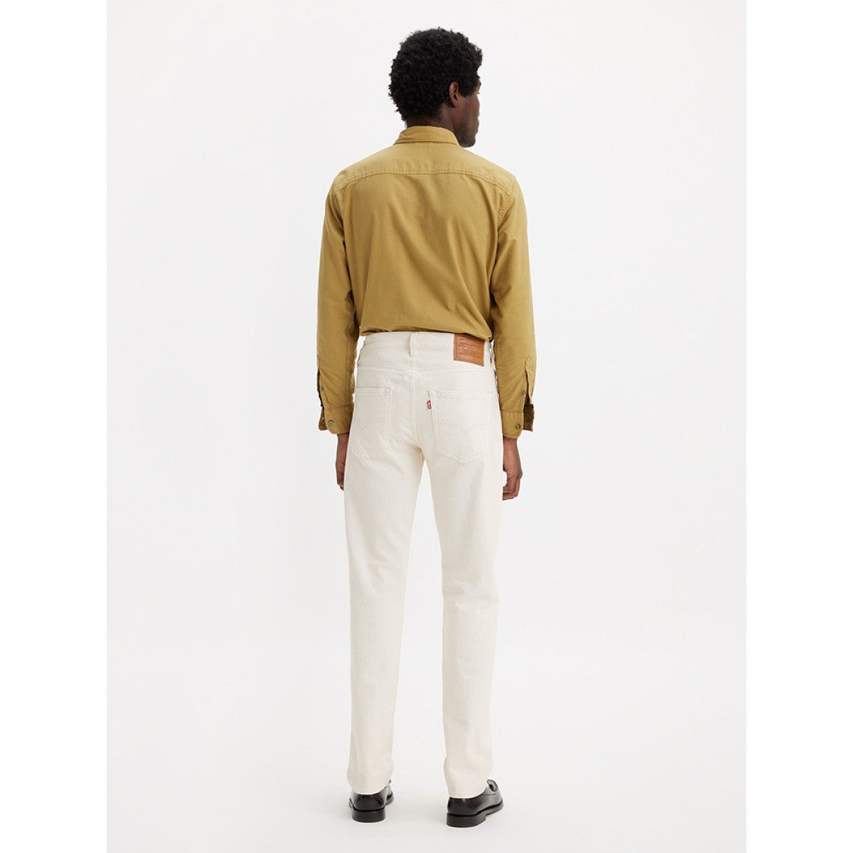 Levi'S Para Homem. Cal?As De Ganga 502 Taper Brancas Levi'S