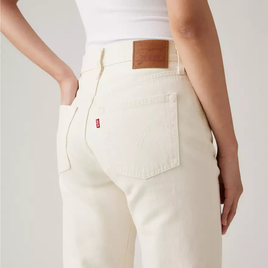 Levi'S Dames 501® Crop Boyfriend Jeans Wit