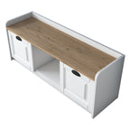 Shoe Cabinets P2 - White / Walnut