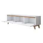 Muebles TV D1 - Blanco / Nogal