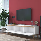 Muebles TV D1 - Blanco / Nogal