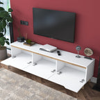 Muebles TV D1 - Blanco / Nogal