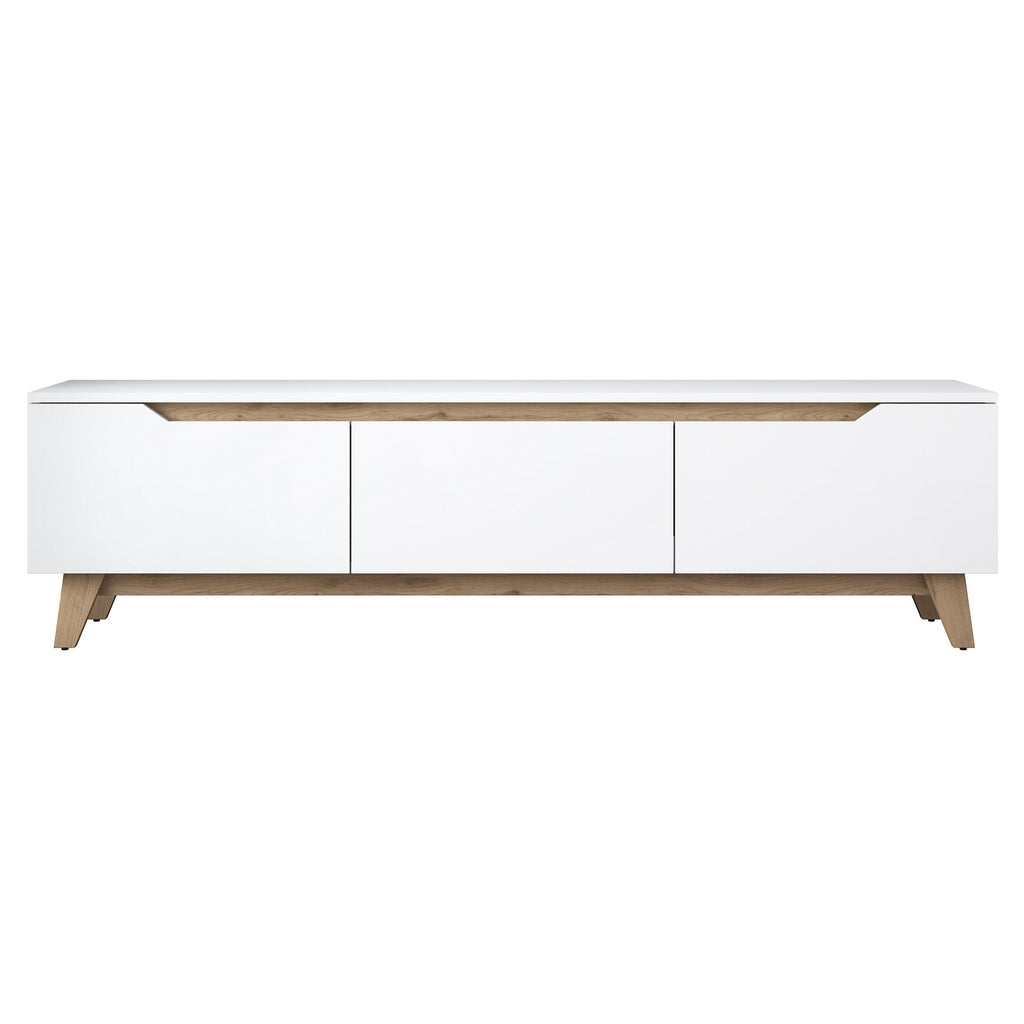 Muebles TV D1 - Blanco / Nogal