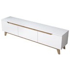 Muebles TV D1 - Blanco / Nogal