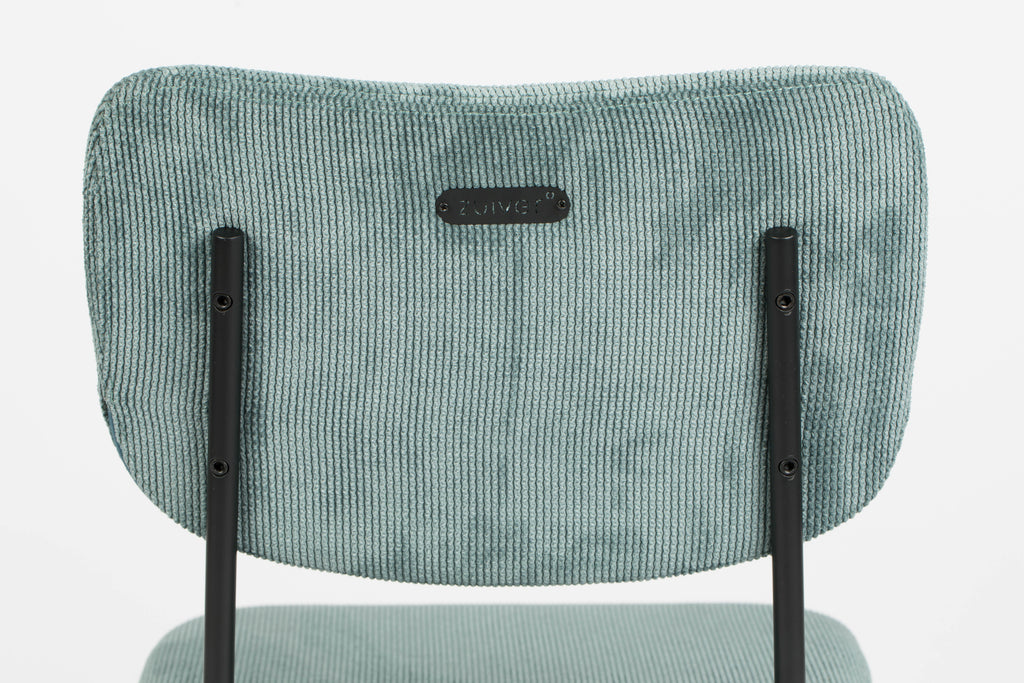 Benson - Dining Chair - Fabric - Grey/Blue