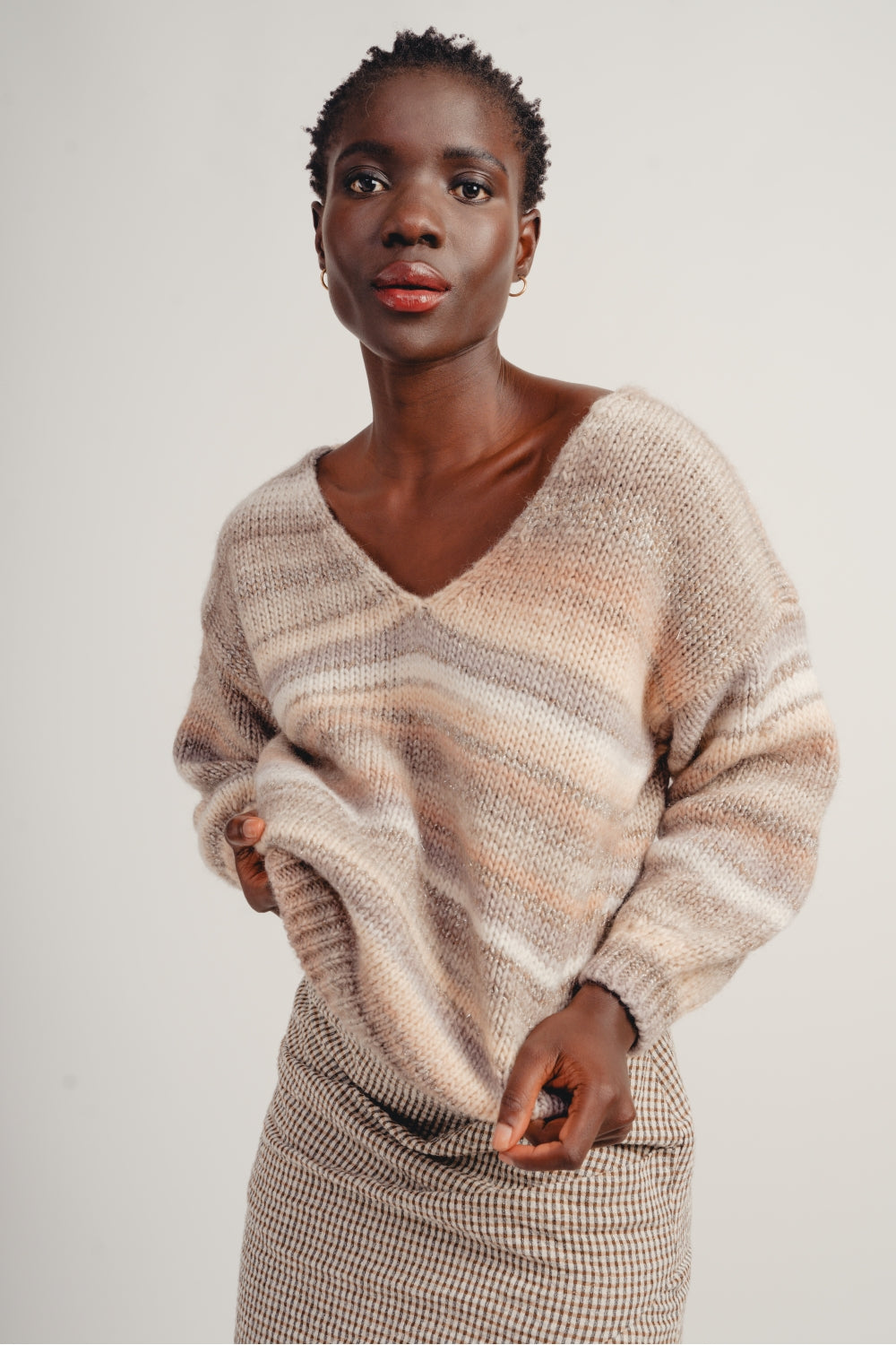La Maille Wenda Backless Fancy Spark Cognac