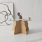 Coffee Tables Butterfly - Sapphire Oak / Transparent