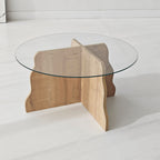 Coffee Tables Butterfly - Sapphire Oak / Transparent