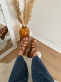 Sandalias Gladiadora Cléo Camel