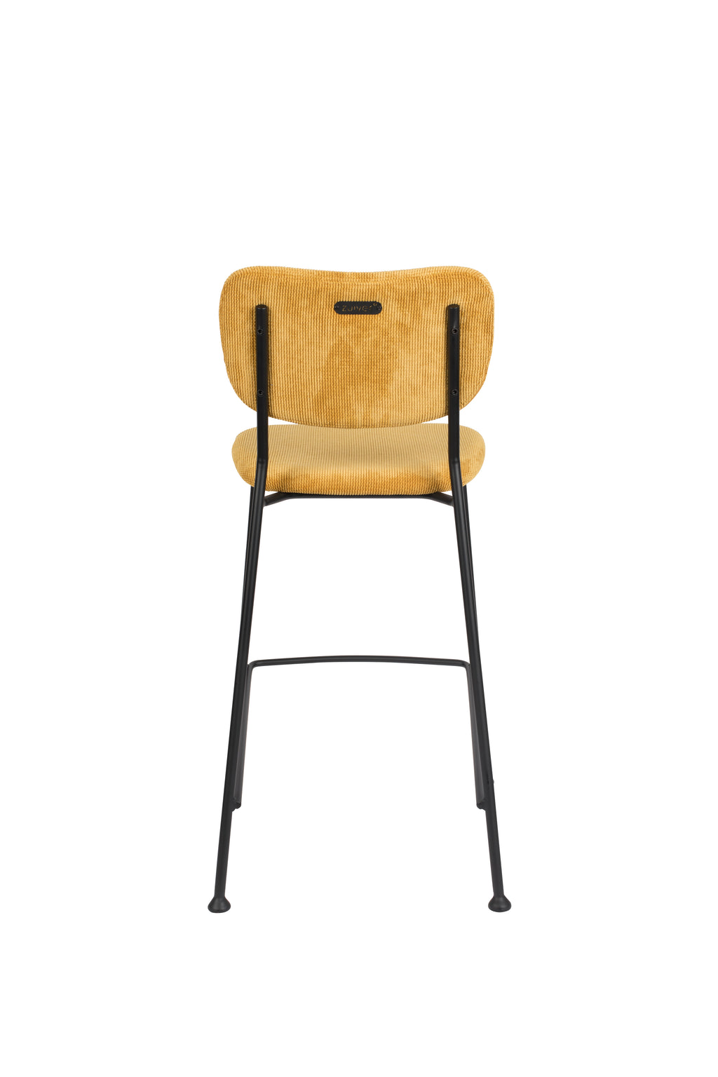 Benson 64.5 Cm - Set of 2 Bar & Counter Stools - Fabric - Ochre/Yellow