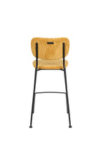 Benson 64.5 Cm - Set of 2 Bar & Counter Stools - Fabric - Ochre/Yellow