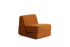1-Seater Sofa Beds Origami Convertible - Matt Orange