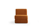 1-Seater Sofa Beds Origami Convertible - Matt Orange