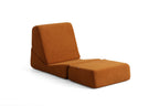 1-Seater Sofa Beds Origami Convertible - Matt Orange